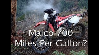 Maico 700 - How many miles per gallon?  (Dirtbike Garage: S2 E3)