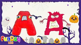 Alphabet Lore Vs Halloween Monster Alphabet | Learn Letters with Alphabet Lore  | @FunDayKid