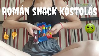 Román snack kóstolás | meghaltam😵