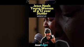 Jesus Heals Woman of a Speech Impediment after 13 years! 😭 #faith #jesus #healing #miracle #shorts