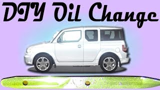 Oil Change: Honda Element | Oil & Filter Change | DIY | How-to | Easy