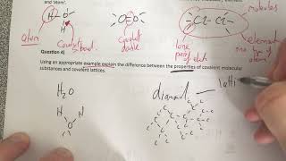 Question 3/4 - Defining key terms - Year 11 Covalent Compounds Practice Test 1 - Walkthrough