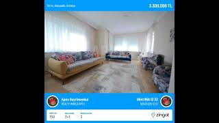 KONYAALTI TOROS DA ARAKAT GENİŞ 3+1 SATILIK DAİRE