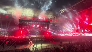 BRITT BAKER DMD  - FULL ENTRANCE - AEW ALL IN 2024 WEMBLEY STADIUM 25/08/2024 LONDON ENGLAND