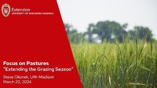 Extending the Grazing Season