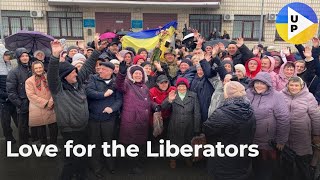 How Ukrainians are greeted in liberated areas