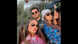 Anushka Sen and Arjun Bijlani #kkk11 # masti