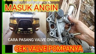 Mengatasi Pompa Solar Masuk Angin Kijang Diesel