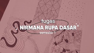 Tugas Nirmana Rupa Dasar | Variasi Unsur Visual Titik dan Garis