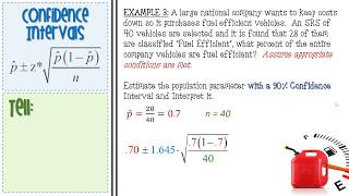 Confidence Intervals: One Proportion