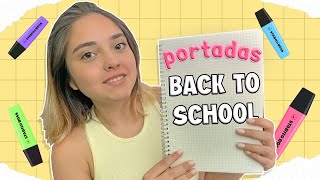 IDEAS 💡 de Portadas BONITAS de CUADERNO 2021 para el regreso a clases