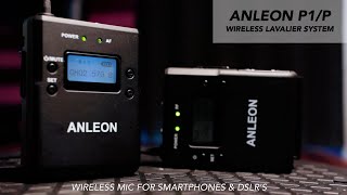 Anleon P1/P Wireless Microphone System For Smart Phones & DSLR’s