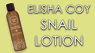 ELISHACOY SNAIL LOTION | skin test, short review & INCI (ingredients)