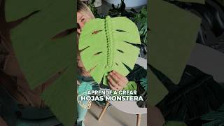 Crea Hojas Monstera #macrame 🍃 Comenta: "Monstera" y recibe 5 Tutoriales para perfeccionar tus hojas