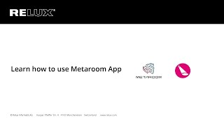 Tutorial: How to use Metaroom App with ReluxDesktop (EN)