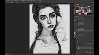 Painting in Photoshop timelapse (source) 2018 12 20