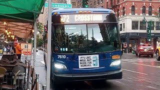 XD40 #7610 on the M72 at 72nd Street/Columbus Avenue