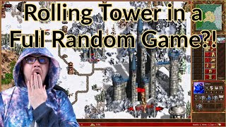 Rolling Tower in a Full Random Game?! || Heroes 3 Tower Gameplay || Jebus Cross || Alex_The_Magician