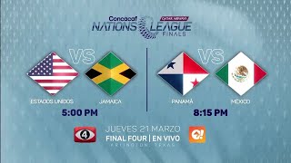 Canal 4 TCS El Salvador | Liga De Naciones: Estados Unidos vs Jamaica / Panamá vs México (Anuncio)