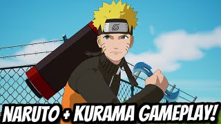 *NEW* NARUTO UZUMAKI SKIN + KURAMA GLIDER GAMEPLAY! - Fortnite Battle Royale