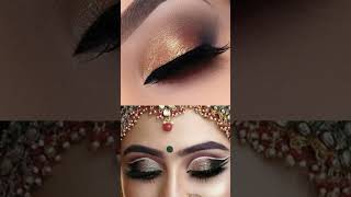 Simple eyemakeup vs bridal eyemakeup #shortvideoHow do you feel about this video ? write in comment