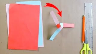 How to Make a Rotating Paper Fan | Propeller Fan From Paper