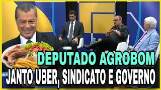 DEPUTADO AGROBOM D€RR0T0U UBER, SINDICATO E GOVERNO EM DEBATE #uber #99pop #indrive