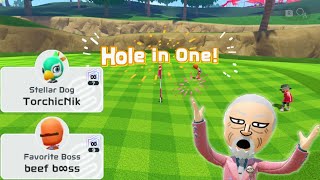 Walk-Off Hole In One Against INFINITY Players! (Switch Sports Golf)