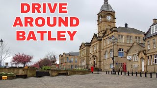 Drive Around Batley Kirklees West Yorkshire United Kingdom