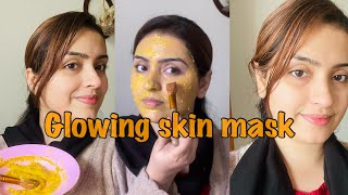 Brightening face mask||For Glowing skin    #skincareroutine #brightening