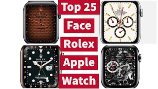 Những Mặt Đồng Hồ “ Rolex “ Cho Apple Watch  Đẹp  ( Face Rolex Apple Watch ) - Clockology