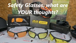 Safety Glasses from Wiley-X, Mechanix and Swiss Eye, which do you prefer?