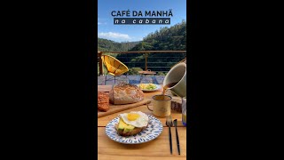 Café da manhã na Villam Cabanas, em Santo Antônio do Pinhal ❤️