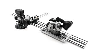 Rutlands® Guide Rail Router & Saw Base Kits