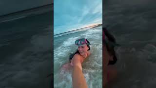 Mermaid ocean dunk #ocean #beach #shorts #youtubeshorts