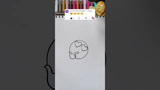 😍+🥴+😵‍💫+🤔 Emoji Combo Drawing @sreebaviart #emoji #drawing #shorts