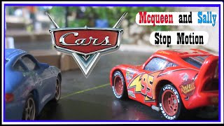 Cars - McQueen and Sally - Stop Motion