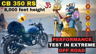 CB 350 RS - Extreme off road in Himachal || off roading at high altitude with HONDA CB 350 RS