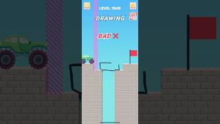 Draw bridge puzzle game level 1949 #gaming #drawing #Shorts