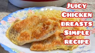 What to cook from chicken breasts? I have an idea, it’s easy and simple chicken breast recipe