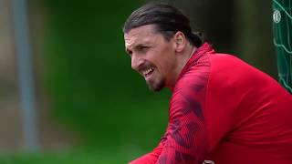 Ibrahimovic Back to Training - But Keep Social Distancing with the Whole Team