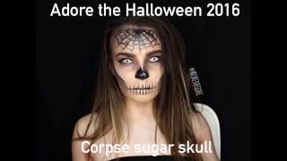 DAY 14: easy CORPSE SUGA SKULL TUTORIAL//Adore the Halloween 2016