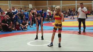 Wrestling Munich Kids Open 2019 | FS | C-J | 34 kg | Dominic Thiel - Timur Pitsaev