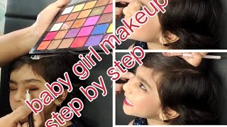 kids girl makeup step by step #makeup