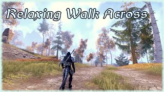 Relaxing Walk Across Elder Scrolls Online