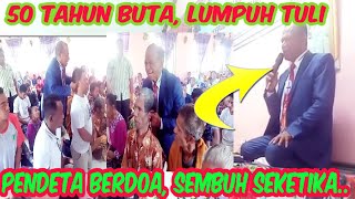 Setelah Pendeta Ini Selesai Berdoa, Yang Puluhan Tahun Lumpuh Tuli, Buta Langsung Sembuh