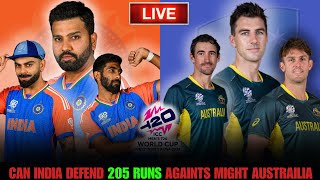 🔴 Live : IND vs Aus | ICC T20 World Cup | Super 8 | India vs australia