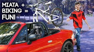 How To Mount a Bike on a Mazda Miata | Custom Bike Mount