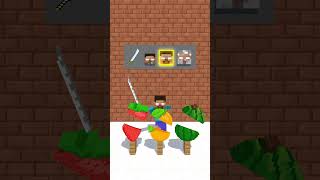 Young Herobrine Vs Old Herobrine - Samurai #shorts