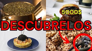 SABES CUÁLES son los PLATOS más CAROS del MUNDO ❓  😯 🗺️ ✅